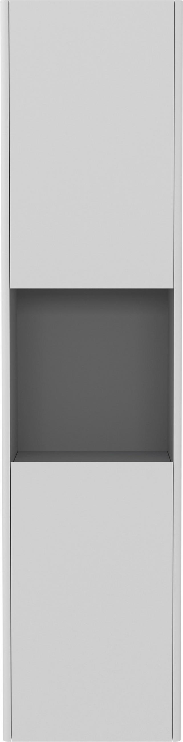 MIDISCHRANK 40/132/30 cm  - Weiß, MODERN, Glas/Holzwerkstoff (40/132/30cm) - MID.YOU