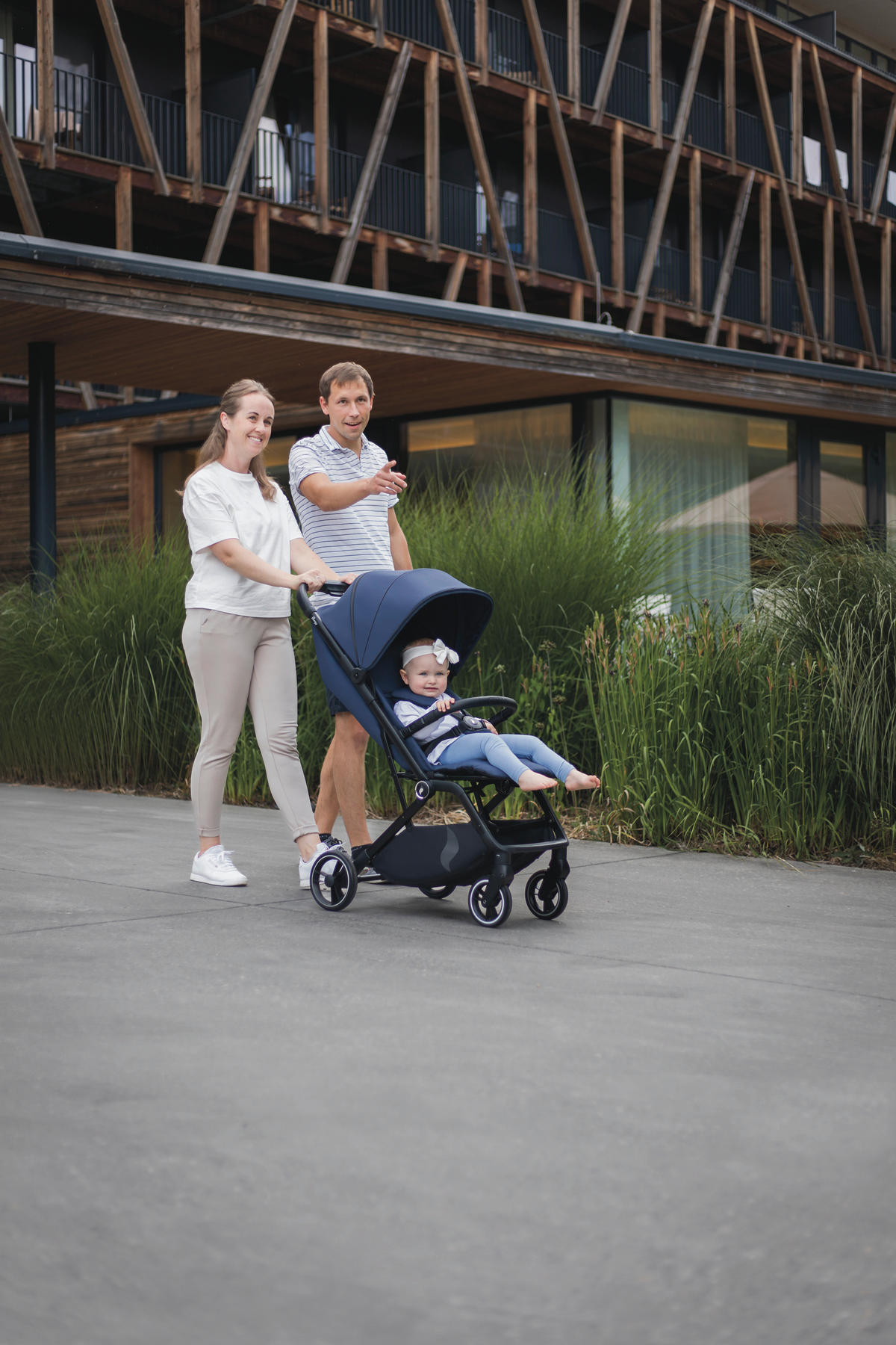 BUGGY Boogy 2 Cobalt  - Schwarz/Dunkelblau, Basics, Textil/Metall (51/105/84,5cm) - Osann