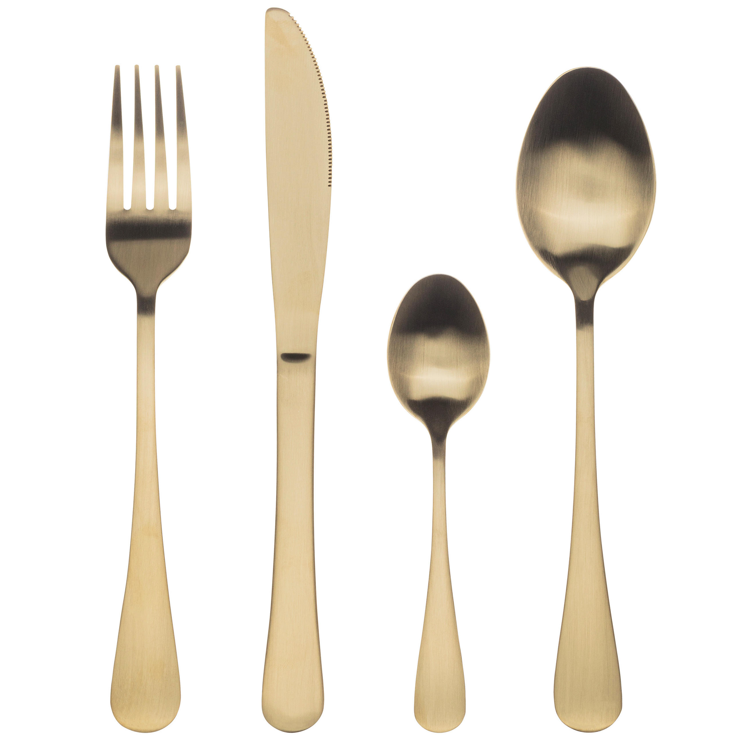 BESTECKSET MUNICH 24-teilig  - Champagner, Basics, Metall - BERGNER