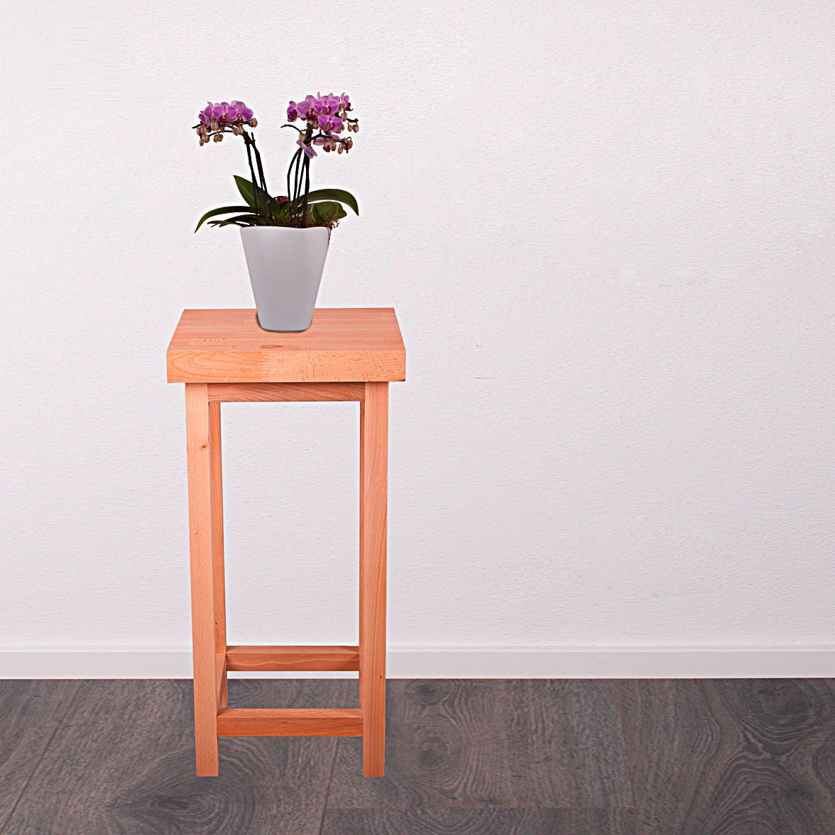 Universalhocker  - Kernbuche, Basics, Holz (30/60/30cm) - Gardenson