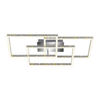 STROPNÉ LED SVIETIDLO, 80/49,5/13 cm - Design (80/49,5/13cm)