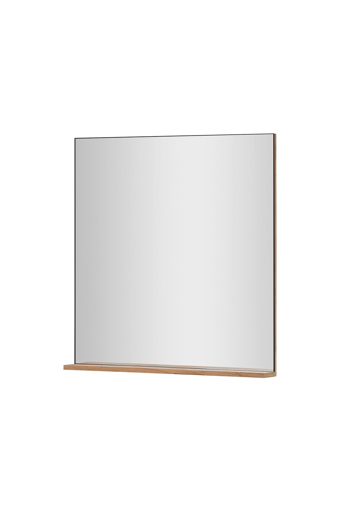 WANDSPIEGEL 75/80/10 cm    in rechteckig  - Eiche Wotan, Design, Glas/Holzwerkstoff (75/80/10cm) - Modante