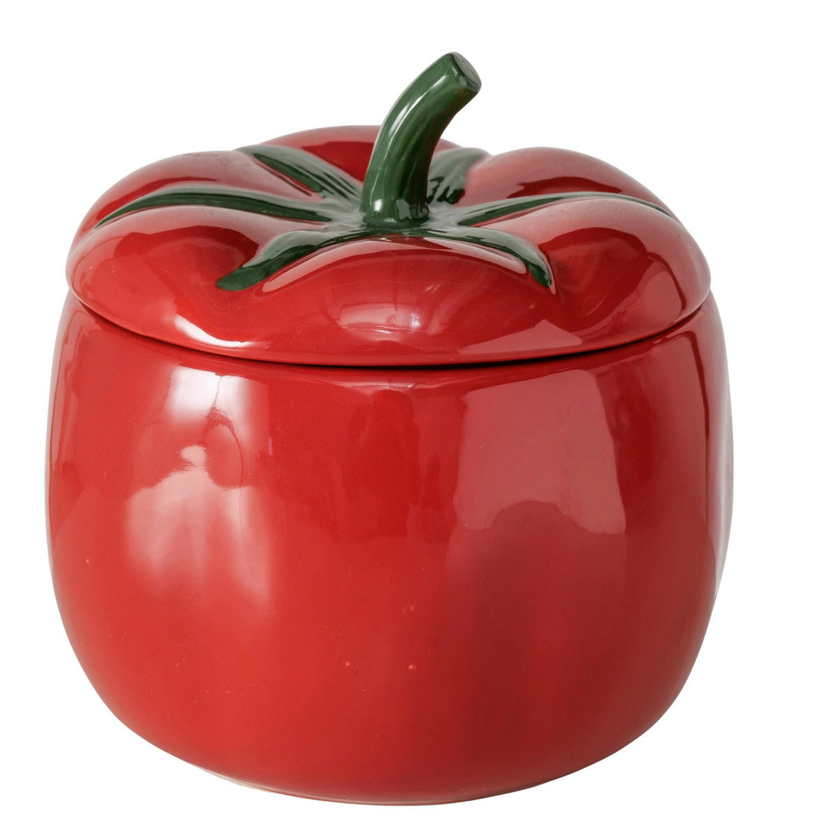 VORRATSDOSE 0,5 l  - Rot, Trend, Keramik (16/16,5cm)