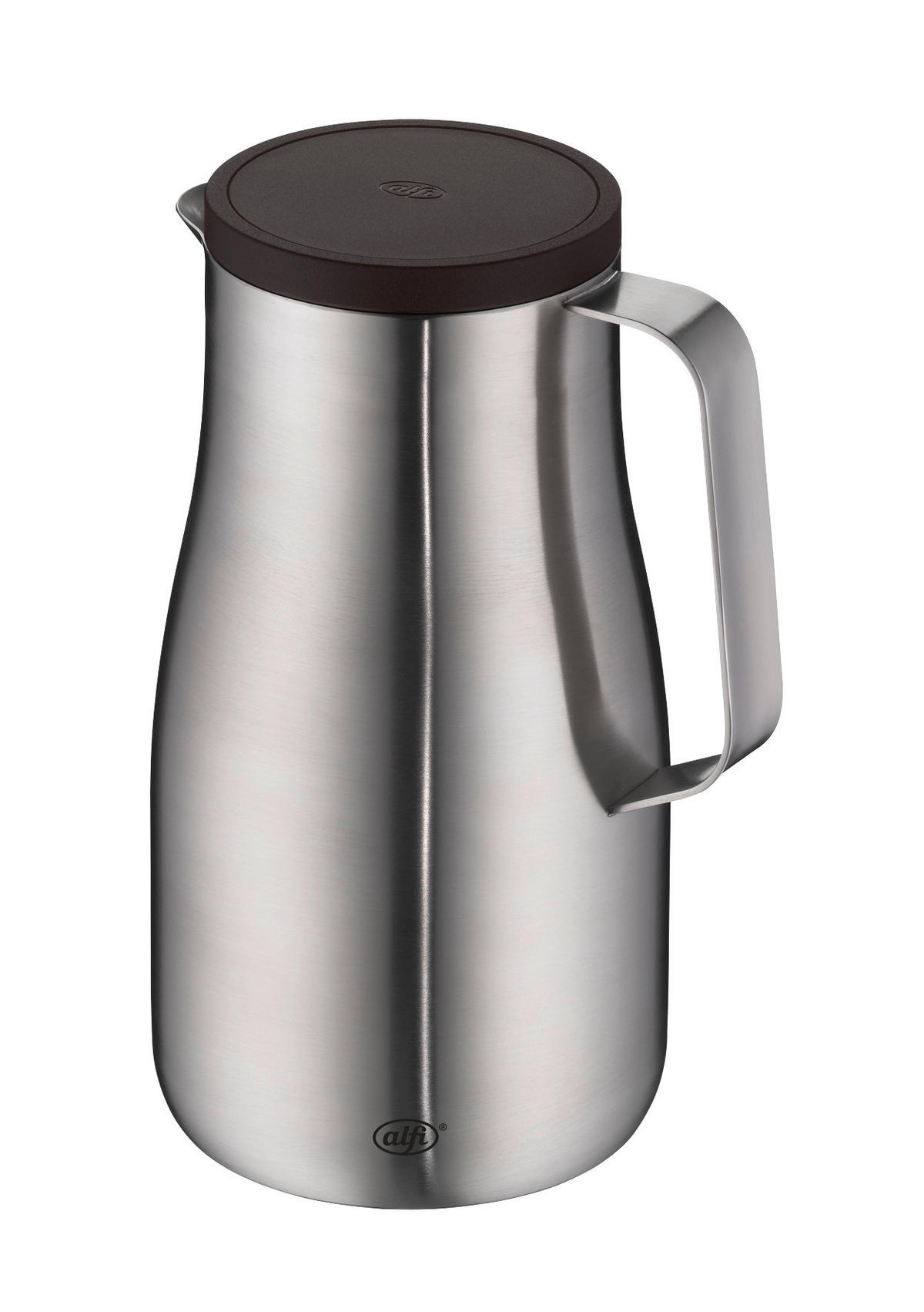ISOLIERKANNE STUDIO 1 L  - Silberfarben, Design, Metall (1l) - Alfi