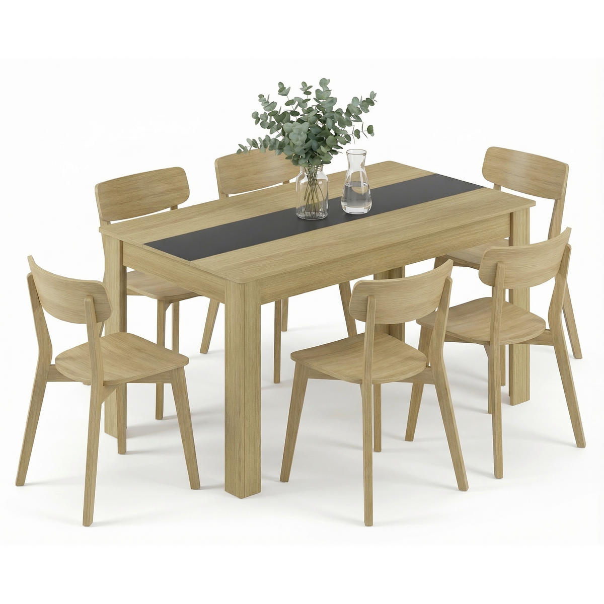 ÉTKEZŐASZTAL - méztölgy színű, Modern, faalapú anyag (140/80/75cm) - MID.YOU