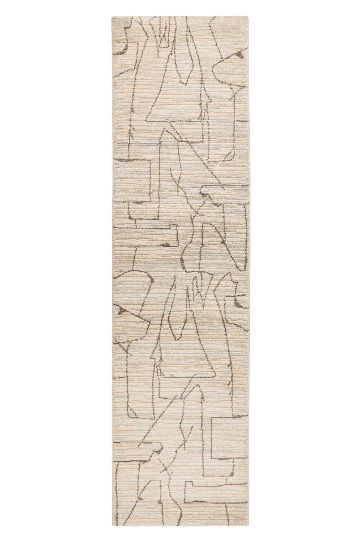 FLACHWEBETEPPICH 80/300 cm My Parma Creme  - Creme, Design, Textil (80/300cm) - Obsession