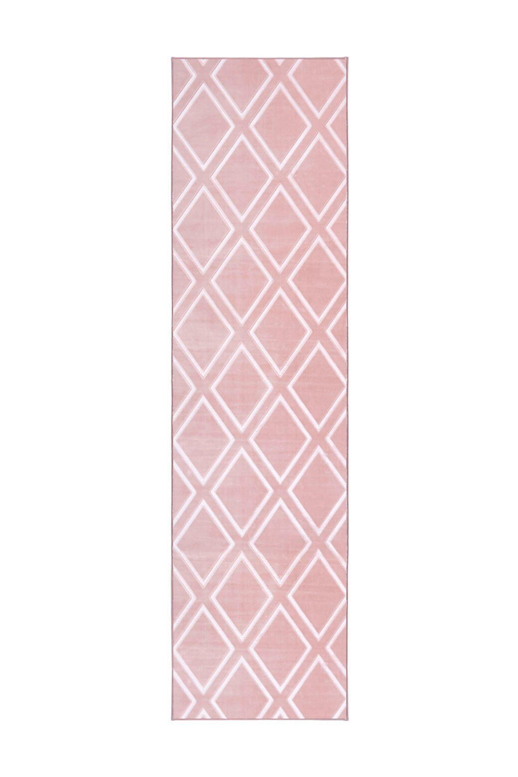 TEPPICH 80/150 cm Monroe 300 Rosa  - Rosa, KONVENTIONELL, Kunststoff/Textil (80/150cm)