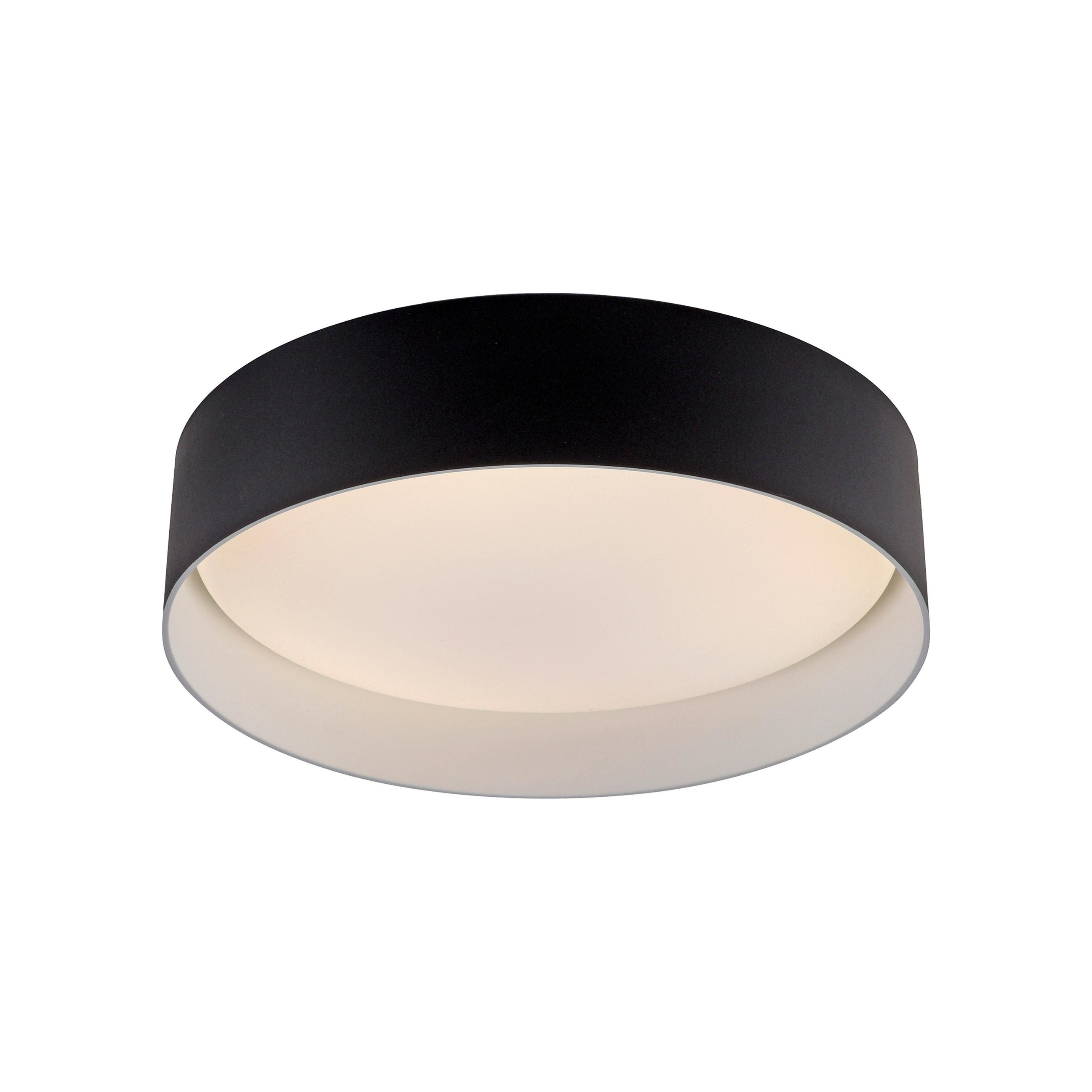 Schöner Wohnen Led-Deckenleuchte Tavoli Schwarz 28.5x7x28.5 cm