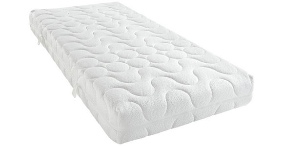 TASCHENFEDERKERNMATRATZE 80/200 cm Höhe ca. 22 cm  - Weiß, Basics, Textil (80/200cm) - Sleeptex