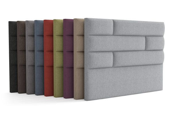 HUVUDGAVEL 180/132/13 cm  - grå, Klassisk, trä/textil (180/132/13cm) - Ekens