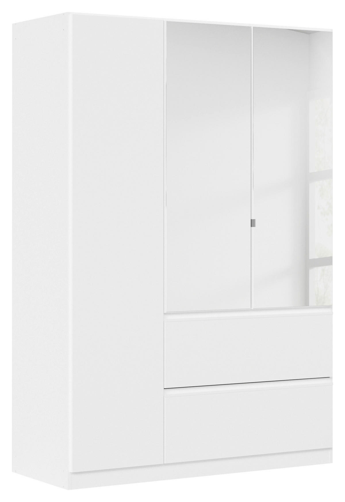 DREHTÜRENSCHRANK in Weiss  - Weiss, Modern, Holzwerkstoff (136/197/54cm) - Rauch Möbel
