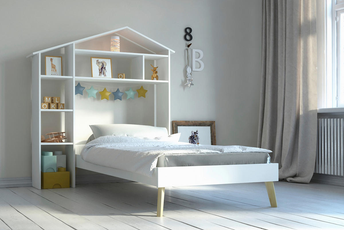 ÜBERBAUREGAL - Weiß, Design, Holz/Holzwerkstoff (148/155/31cm) - Livetastic