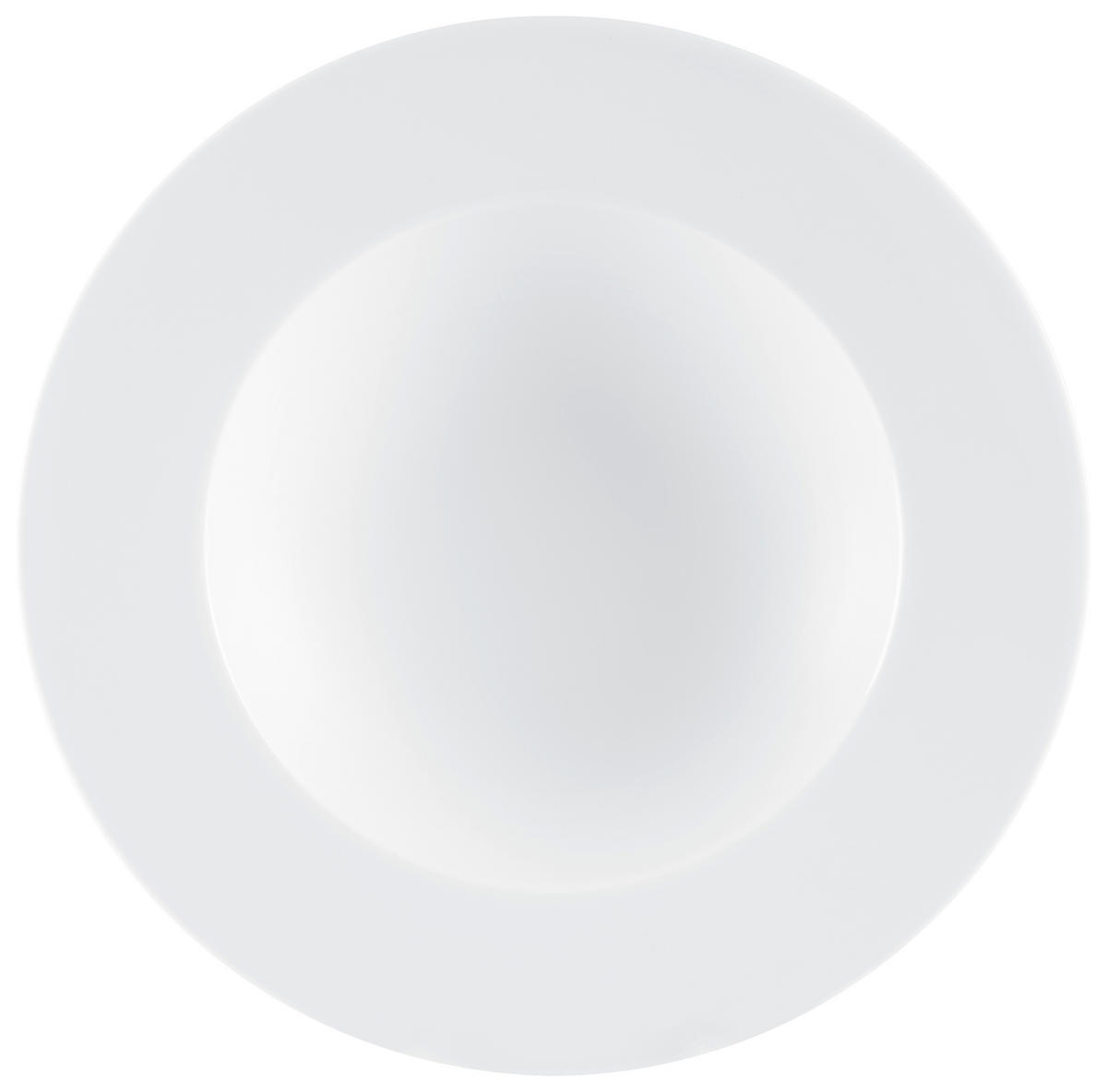 SUPPENTELLER Weiß Porzellan ZOÉ FINE DIAMOND UNI 3  - Weiß, Keramik (23cm) - Seltmann Weiden