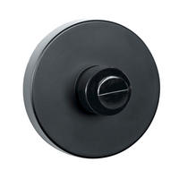 MONTAGEPLATTEN - Schwarz, Basics, Kunststoff (6/6/3cm) - Wenko