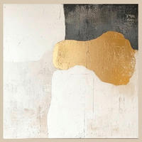 LEINWANDBILD Abstraktes 55/55 cm  - Multicolor, Basics, Holz/Papier (55/55cm) - Euroart