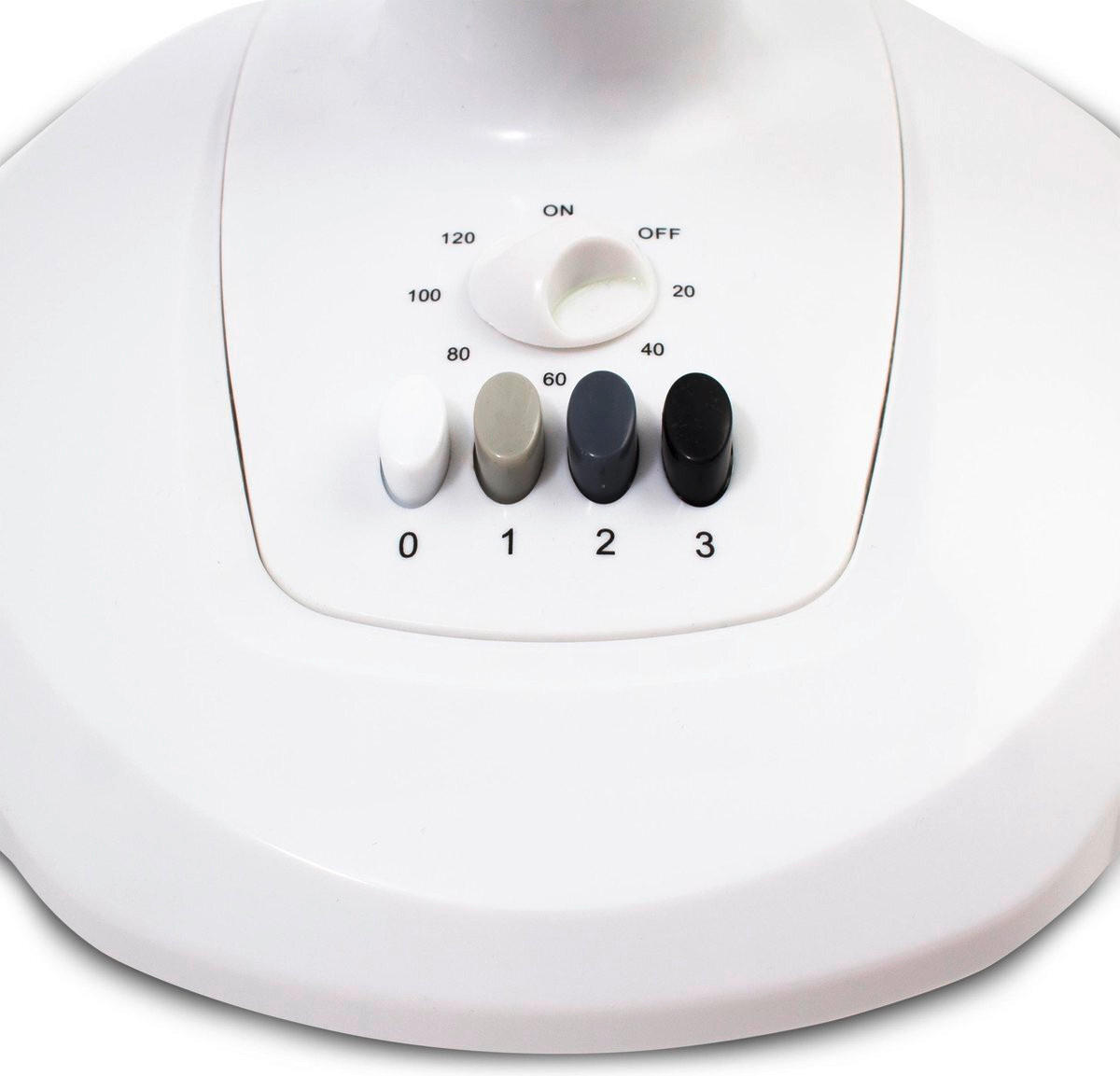 VENTILATOR STOLNI  - bijela, Basics, plastika (30/42/57.5cm)