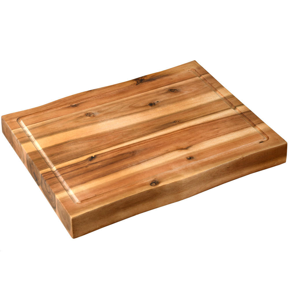 SERVIERBRETT Holz Akazie  - Akaziefarben, Basics, Holz (48/7/36,5cm) - Kesper