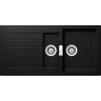 SPÜLE SIGD150UPUR  - Schwarz, Basics, Stein (100/50cm) - Schock