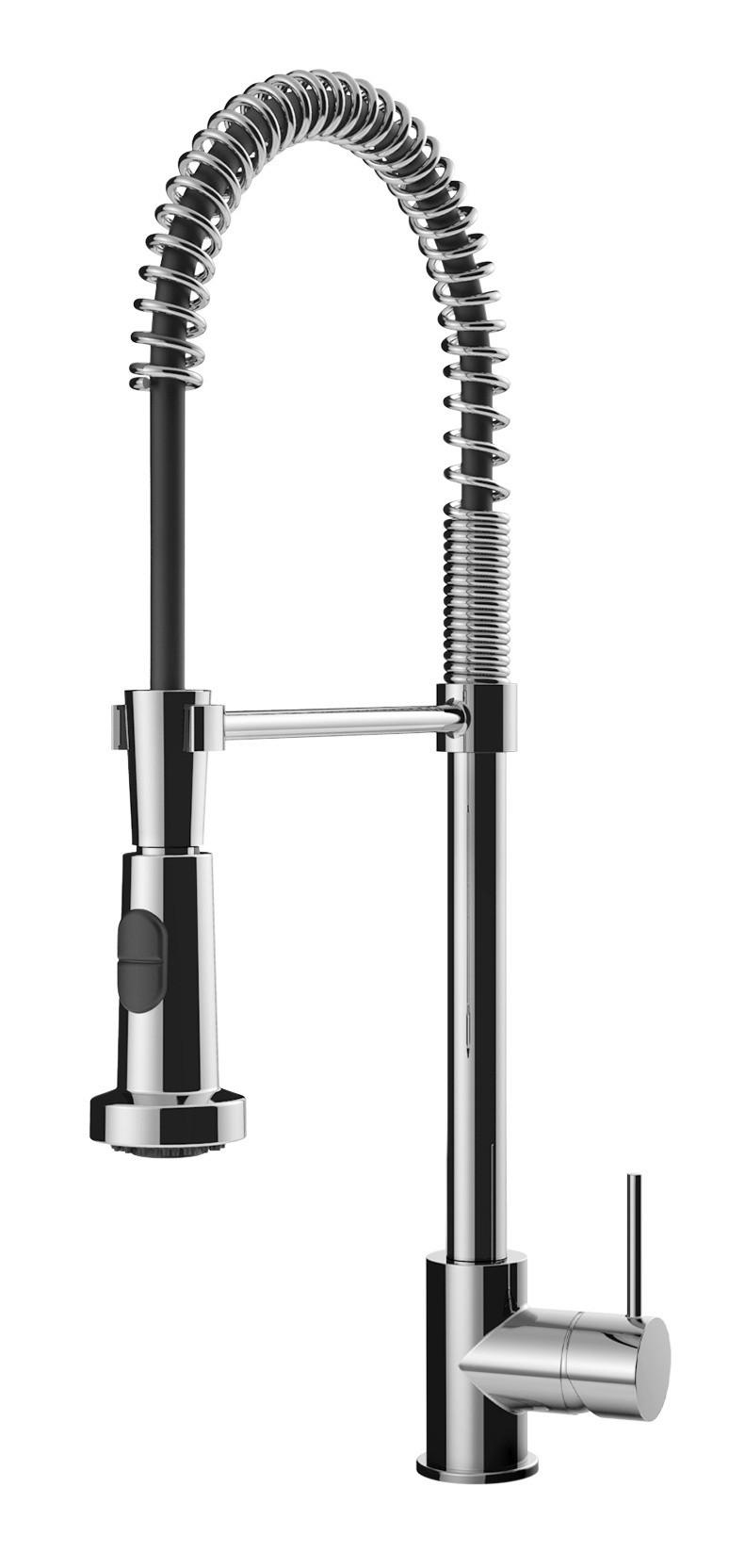 KÜCHENARMATUR - Chromfarben, Basics, Metall (24/51cm) - HKT