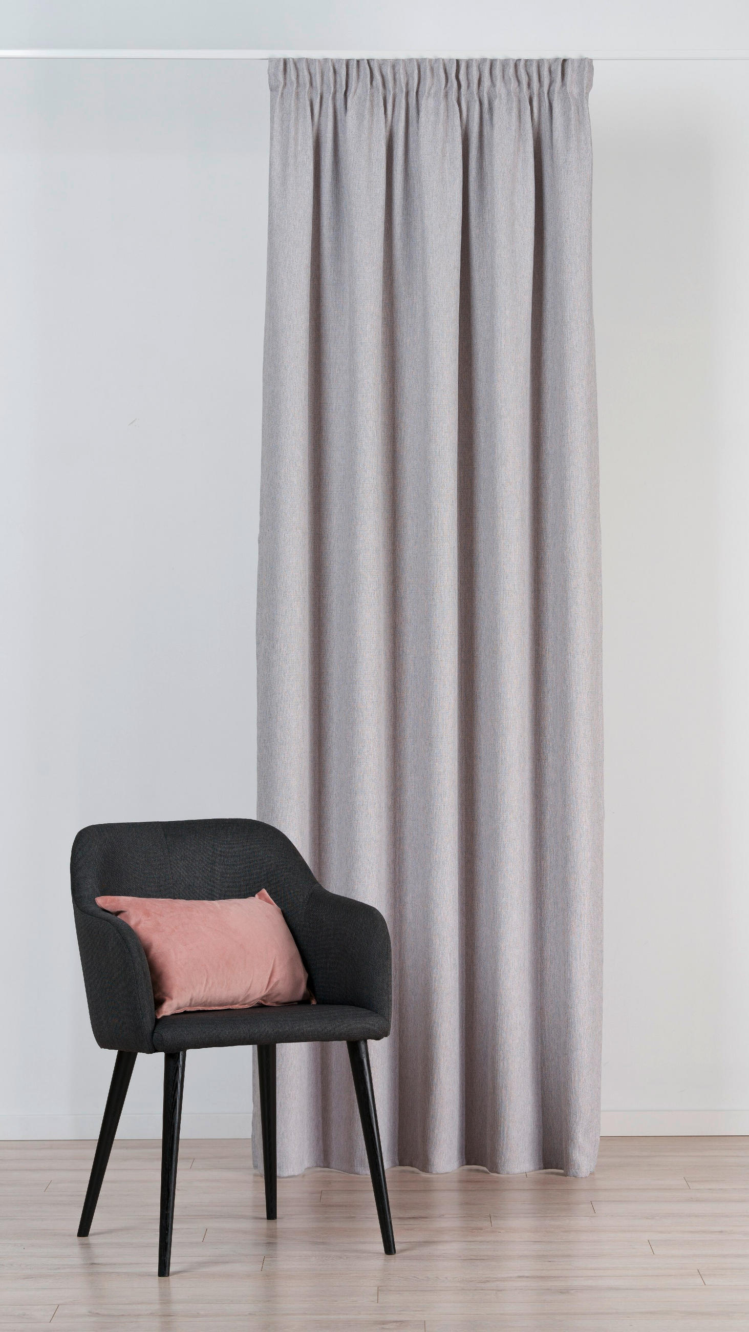 MATERIAL TEXTIL DECORATIV obscuritate  - gri, Basics, textil (280cm)