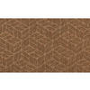 FUßMATTE 45/75 cm Dune Leaves Taupe  - Schlammfarben, KONVENTIONELL, Kunststoff/Textil (45/75cm) - wash+dry