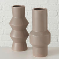 VASE  - Beige, Basics, Keramik (30/13cm) - Ambia Home