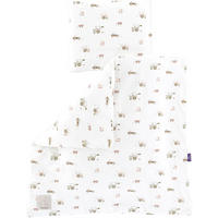 BABYBETTWÄSCHE 80/80 cm  - Weiß/Grün, Basics, Textil (80/80cm) - Träumeland