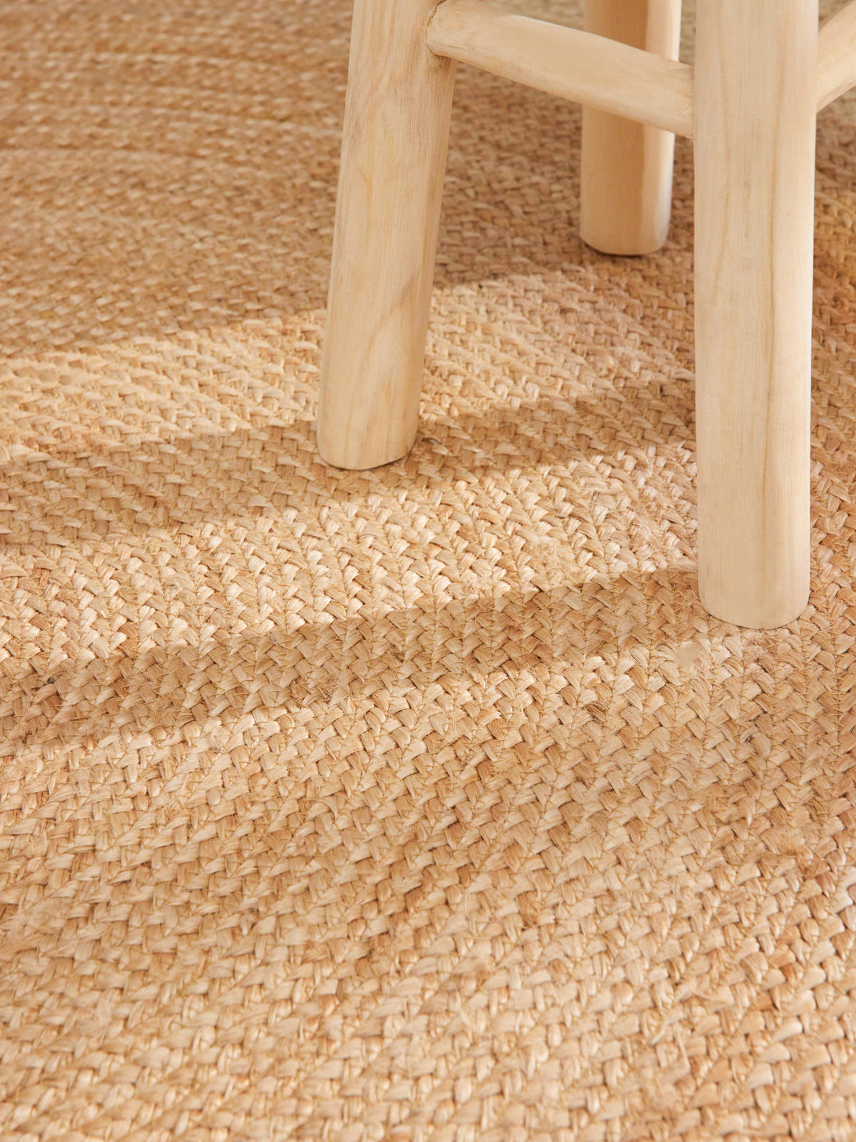 JUTETEPPICH 160 cm Jutta Creme, Goldfarben  - Goldfarben/Creme, Basics, Textil (160cm)