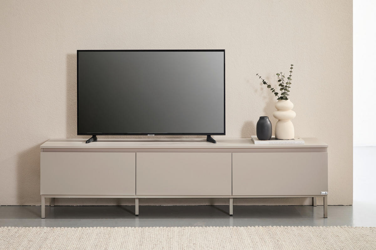 TV-BÄNK  i 180/46/35 cm  - kashmir, Design, metall/trämaterial (180/46/35cm) - home24
