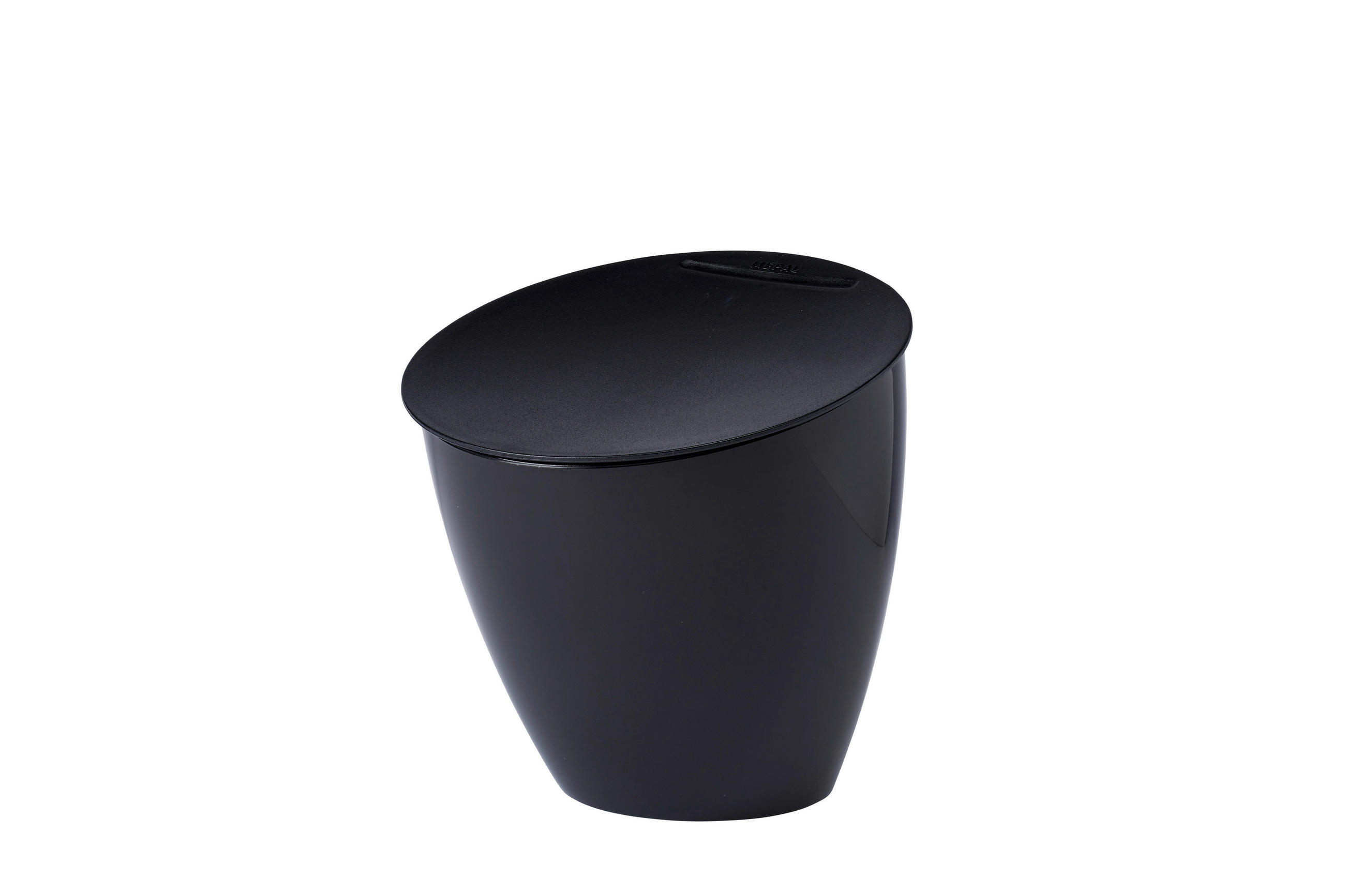 ABFALLSAMMLER Calypso 2,2 L  - Schwarz, KONVENTIONELL, Kunststoff (17,5/17,5/18,4cm) - Mepal