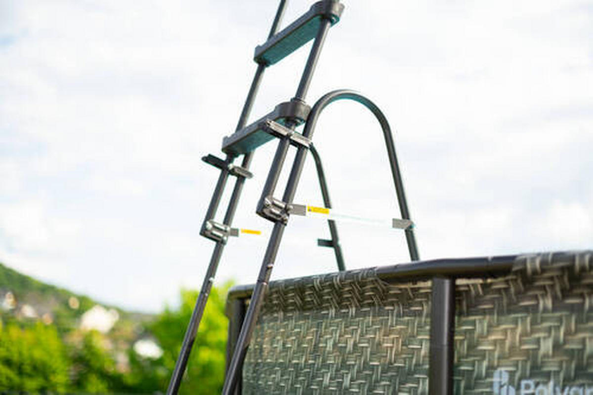 POOL PGP4A01648B 488/122 cm  - Grau, KONVENTIONELL, Kunststoff (488/122cm)