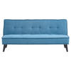 SCHLAFSOFA in Webstoff Petrol  - Petrol/Schwarz, Design, Holz/Textil (181/91/82cm) - Livetastic