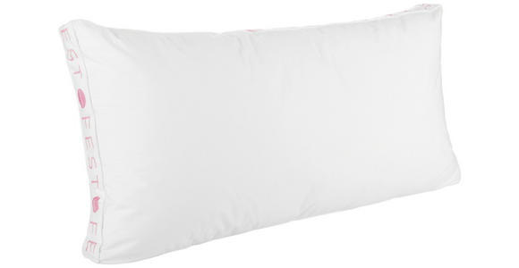 KOPFPOLSTER 40/80 cm  Comfy Fest  - Rosa/Weiß, Basics, Kunststoff/Textil (40/80cm) - Sleeptex