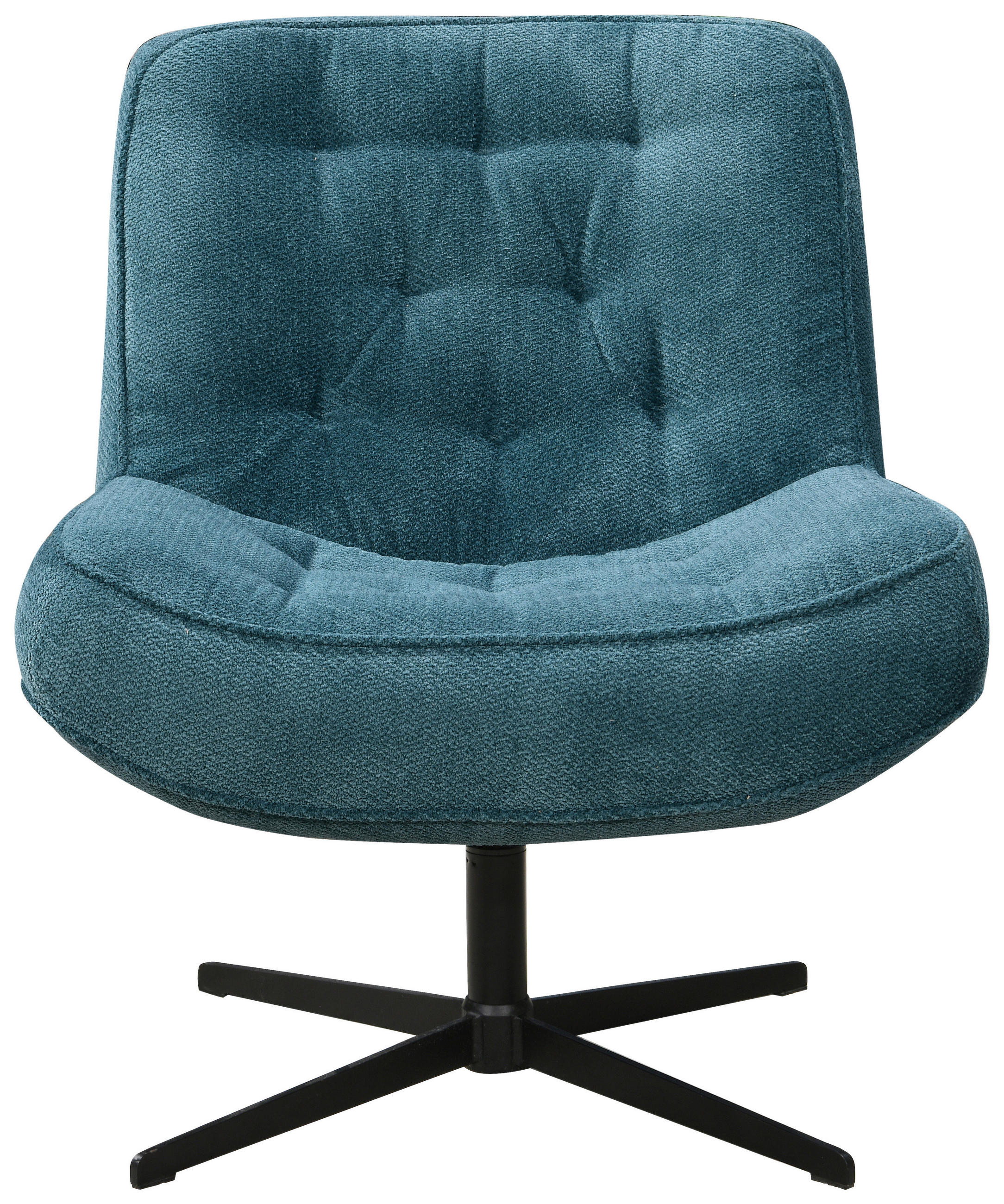 SESSEL in Struktur Pastellblau  - Pastellblau/Schwarz, Design, Holz/Textil (71/83/79cm) - Carryhome