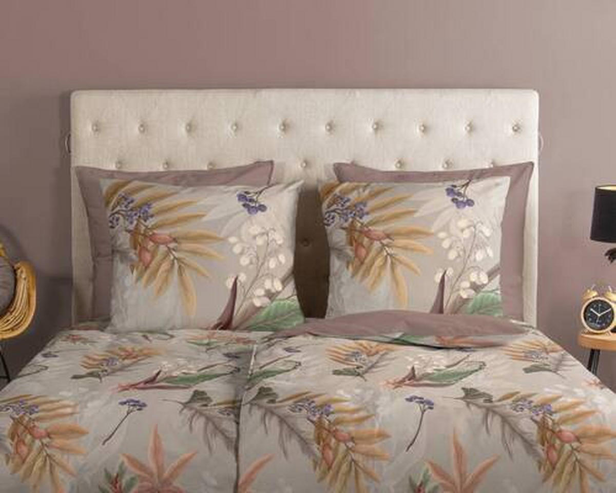 WENDEBETTWÄSCHE Otso Renforcé 155/220 cm  - Taupe/Braun, Natur, Textil (155/220cm)