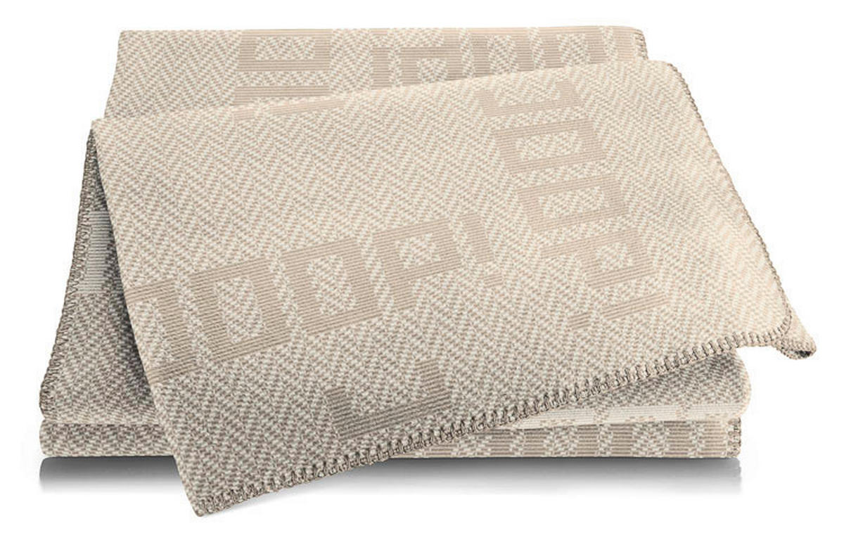 WOHNDECKE HERRINGBONE 150/200 cm  - Sandfarben, Basics, Textil (150/200cm) - Joop!