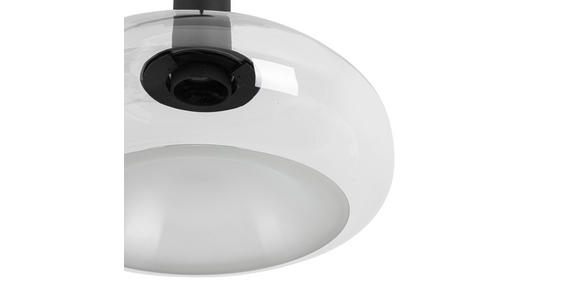 HÄNGELEUCHTE 98,5/37/183 cm - Schwarz, Design, Glas/Metall (98,5/37/183cm) - Dieter Knoll