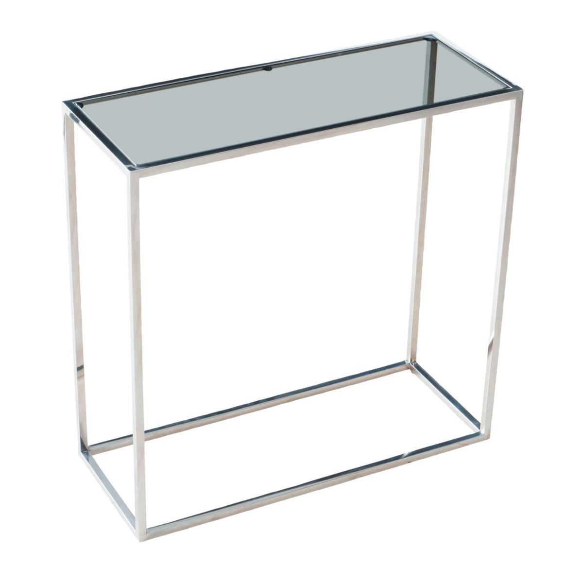XXXL KONZOLOVÝ STOLÍK, strieborná, 70/28/70,5 cm
