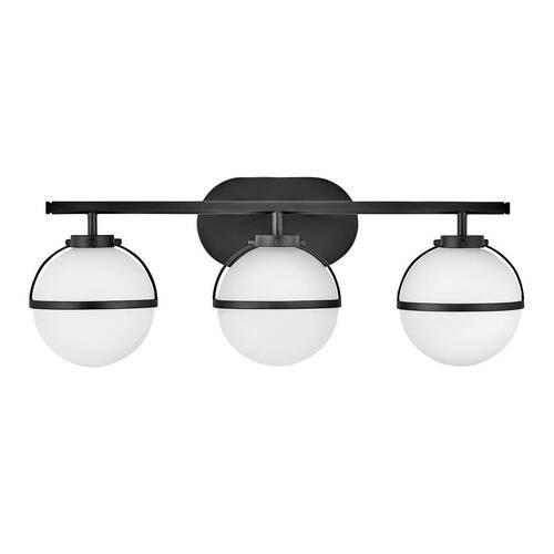 STENSKA SVETILKA ZA KOPALNICO  Elstead Hollis 60.0/23/19.3 cm           - črna, Konvencionalno, kovina/steklo (60.0/23/19.3cm) - Elstead Lighting