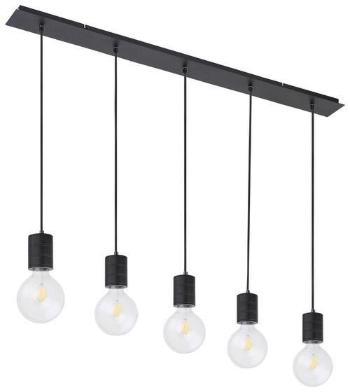 HÄNGELEUCHTE 115/10/120 cm  - Schwarz, Design, Metall (115/10/120cm) - Marama