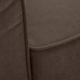 3-SITZER-SOFA  in Chenille Braun  - Schwarz/Braun, KONVENTIONELL, Kunststoff/Textil (226/88/86cm) - Carryhome