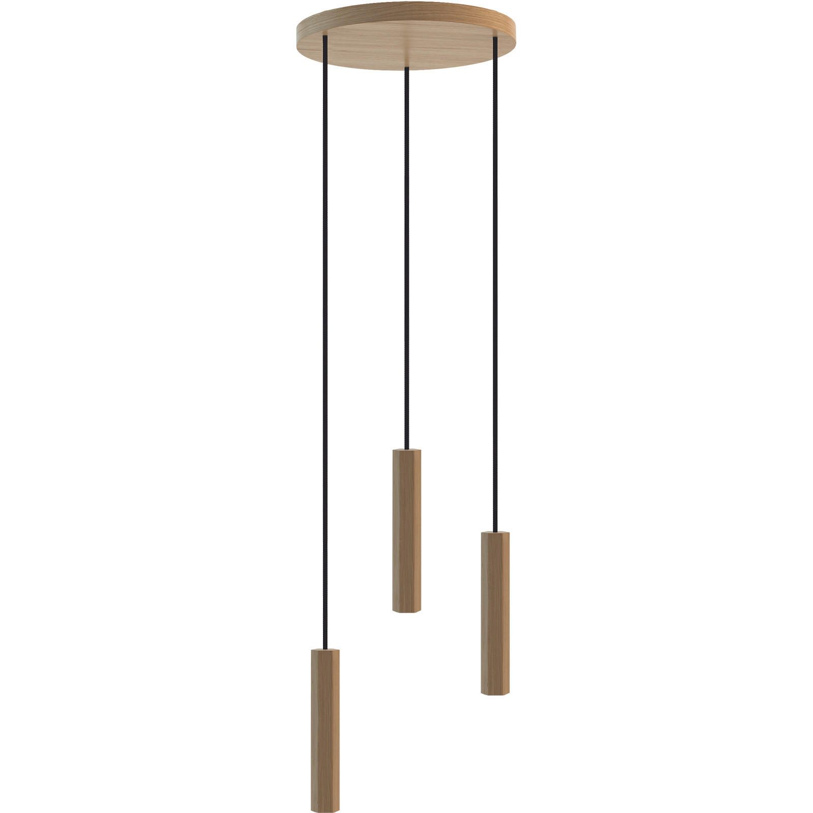 HÄNGELEUCHTE 30/150 cm  - Schwarz/Naturfarben, Natur, Holz (30/150cm)