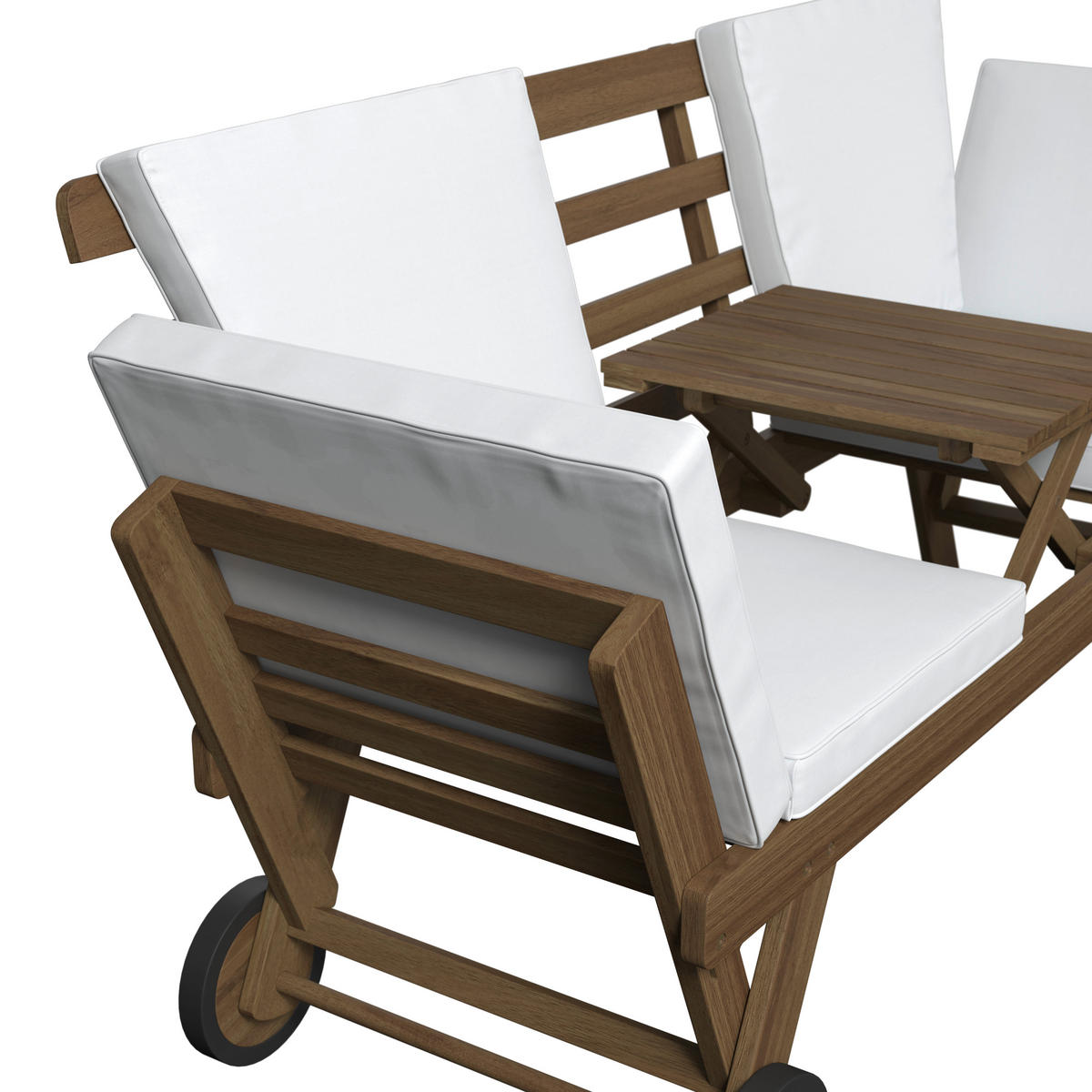 GARTENBANK 209/71/82 cm  in Akaziefarben  - Beige/Akaziefarben, MODERN, Holz (209/71/82cm) - Ambia Garden