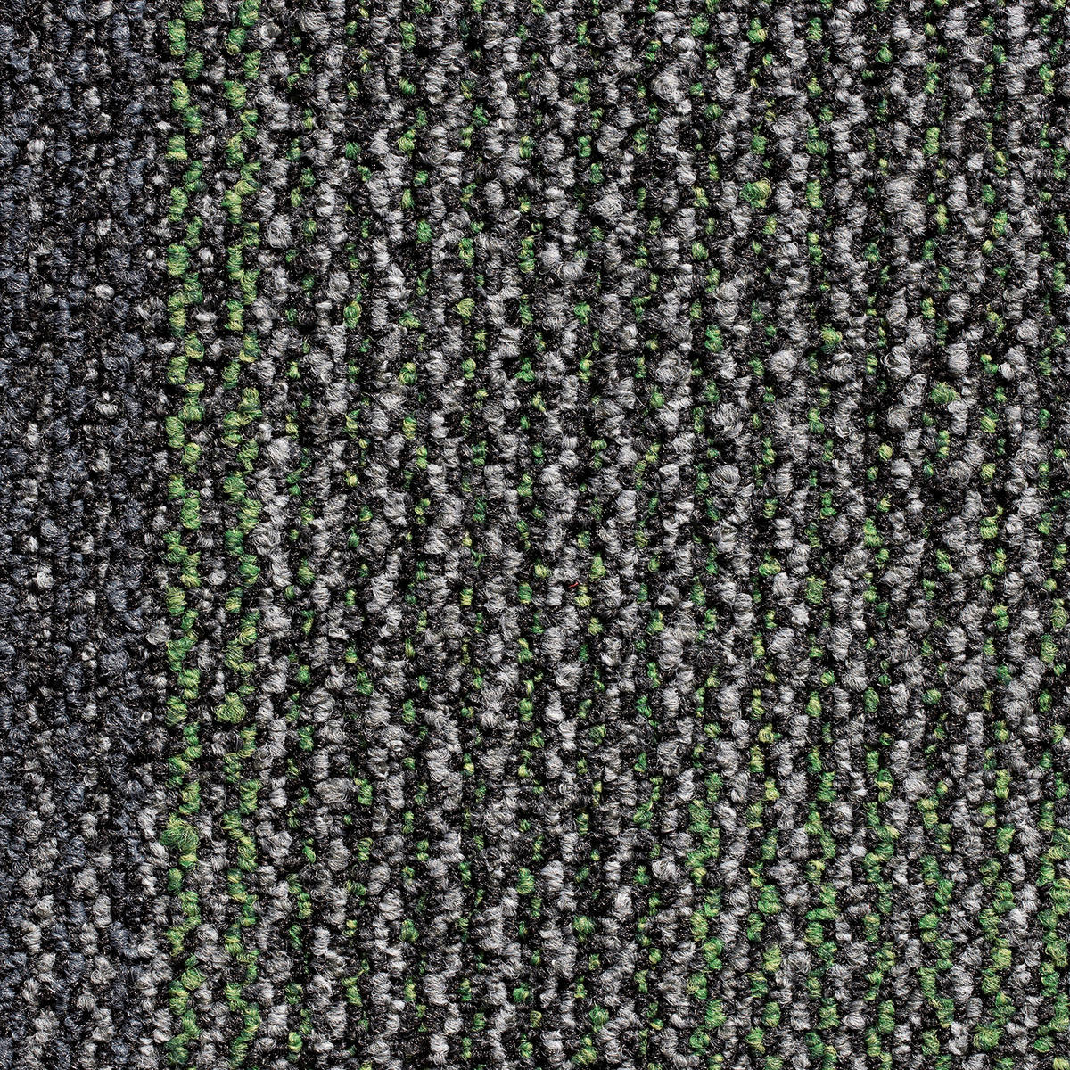 TEPPICHFLIESE 50/50 cm  in Grau, Grün  - Grau/Grün, Basics, Textil (50/50cm)