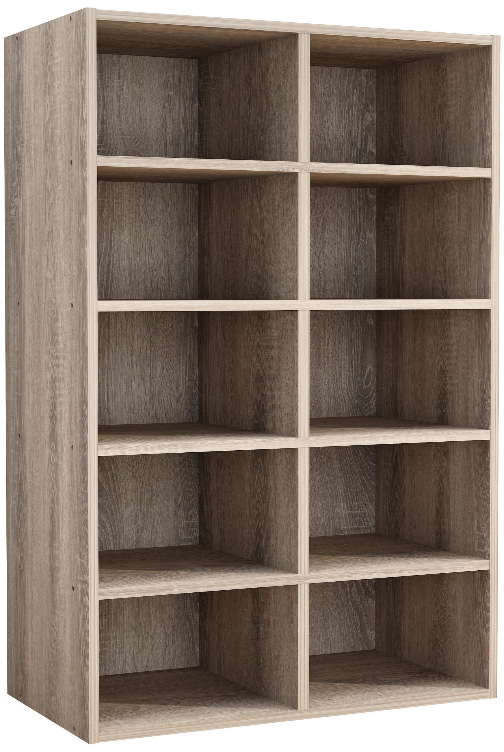 SCHUHREGAL 55/84/30 cm  - Sonoma Eiche, Design, Holzwerkstoff (55/84/30cm) - MID.YOU