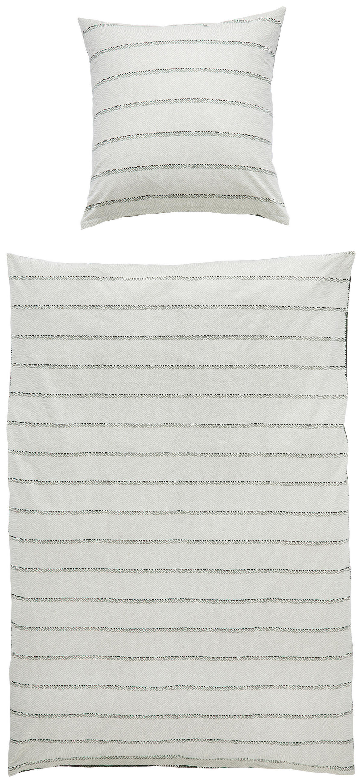 BETTWÄSCHE s.Oliver Flanell 155/220 cm  - Grün, Design, Textil (155/220cm) - S. Oliver