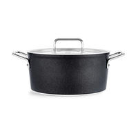 KOCHTOPF 4,9 l  - Schwarz, Basics, Metall - Fissler