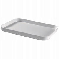Tavă   - alb, Basics, plastic (43/31/3.5cm)