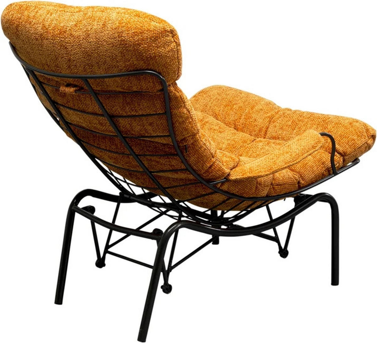 SESSELSET Mikrofaser Hocker    - Gelb/Schwarz, Design, Holz/Textil (83/97/106cm) - Kare-Design