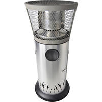 HEIZSTRAHLER - Edelstahlfarben/Schwarz, Basics, Metall (59/50/115cm)